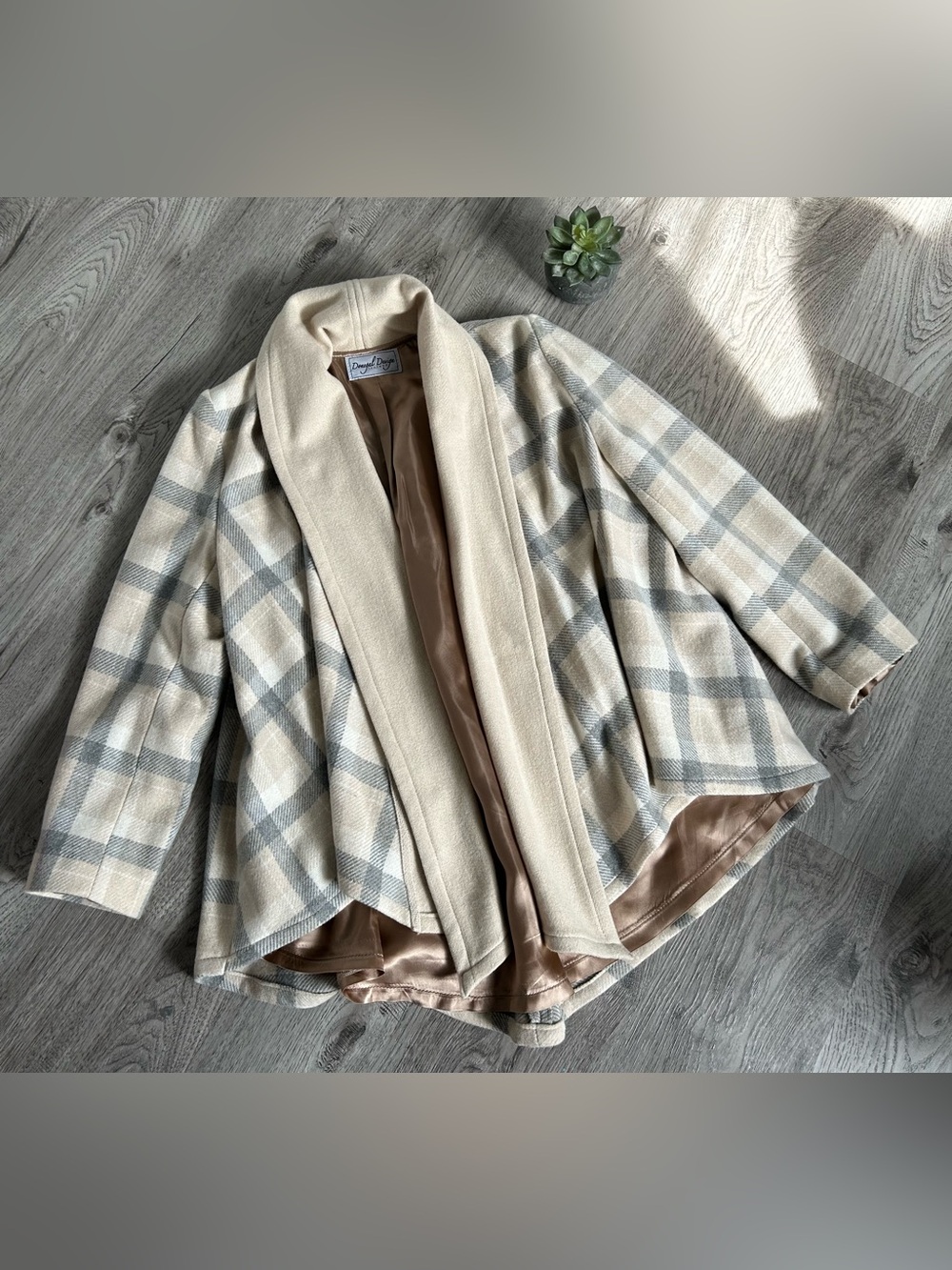 Heritage Donegal Design Ireland Plaid Wool Jacket